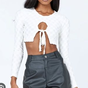 Princess polly Jeremiah long sleeve white